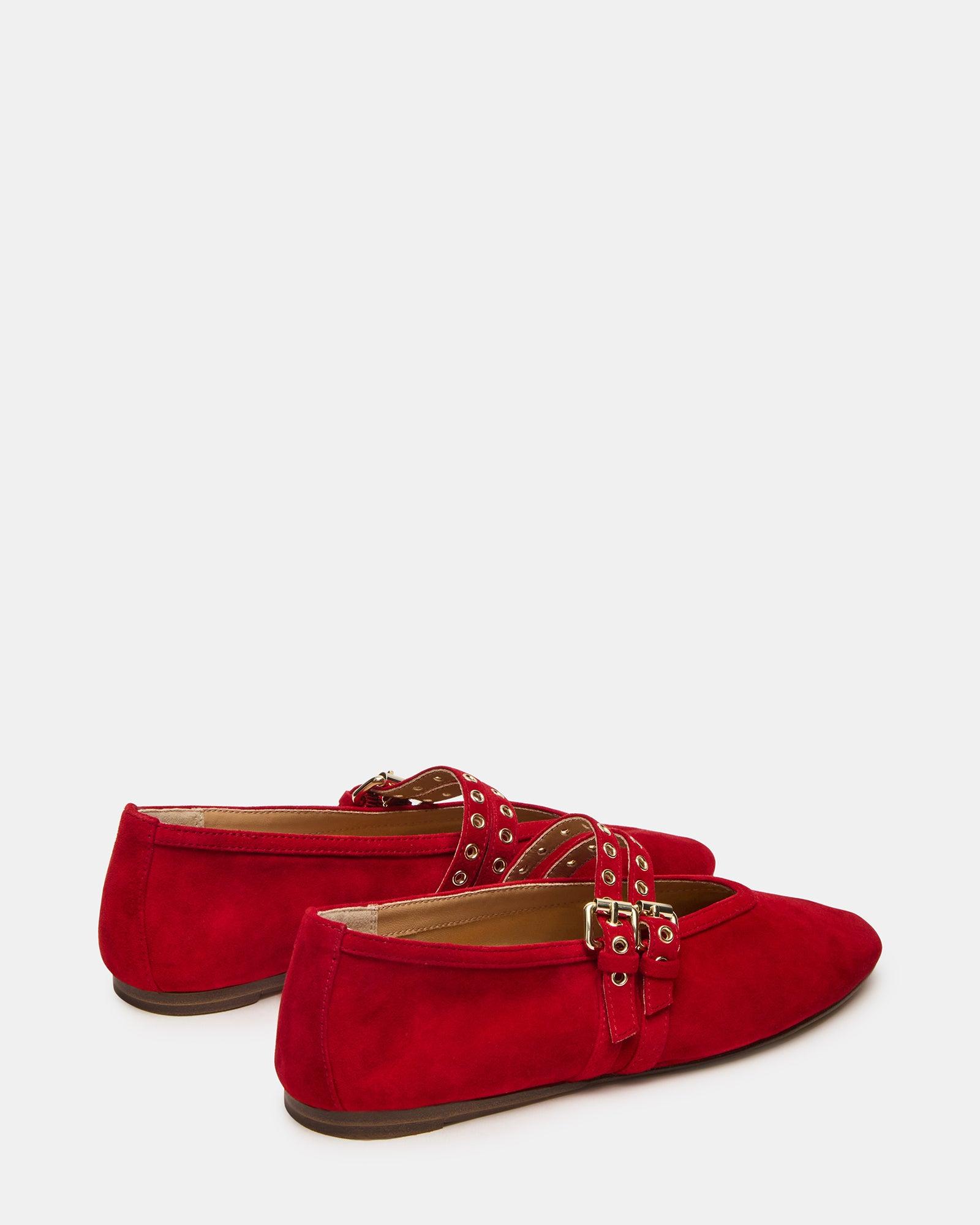 LYDIA RED SUEDE Female Product Image