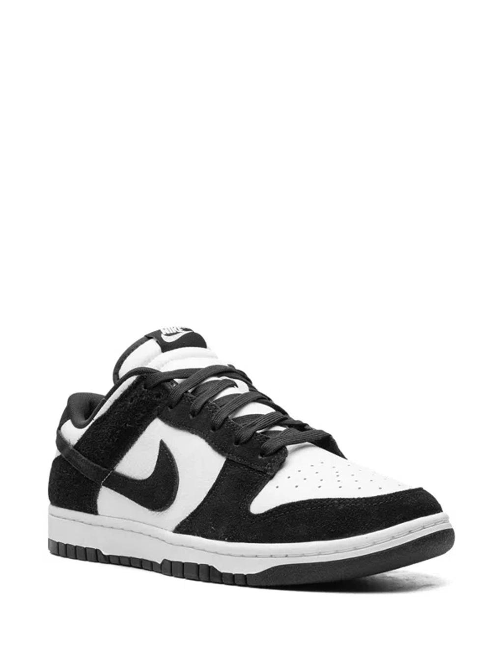 Black & White Dunk Low Retro Sneakers Product Image