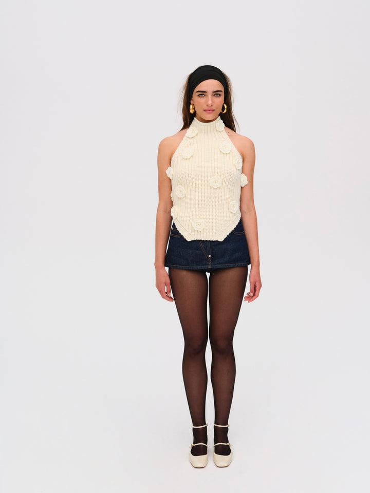 Iliana Top — Cream Product Image