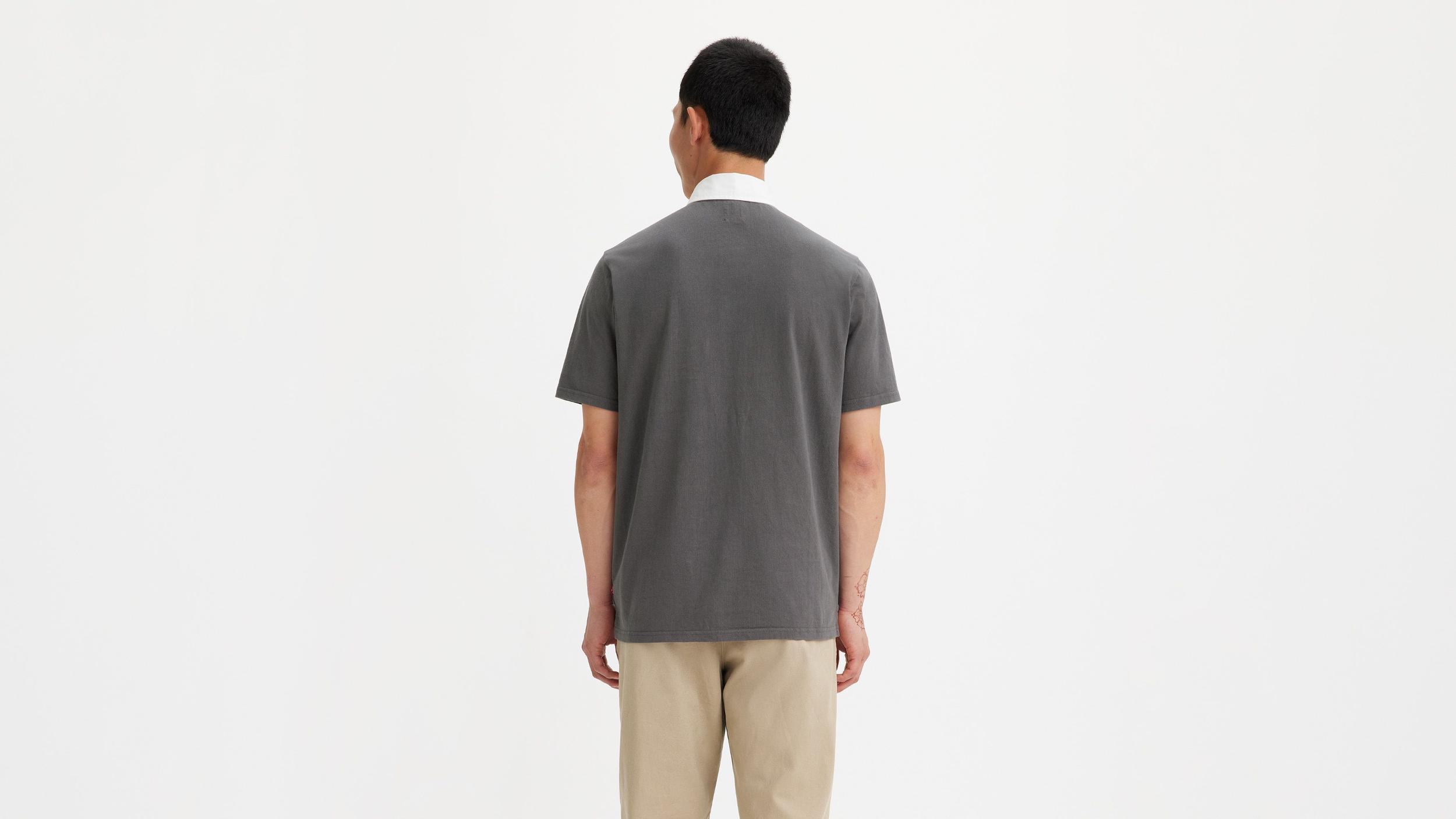 Short Sleeve Union Blocked Rugby Shirt Product Image