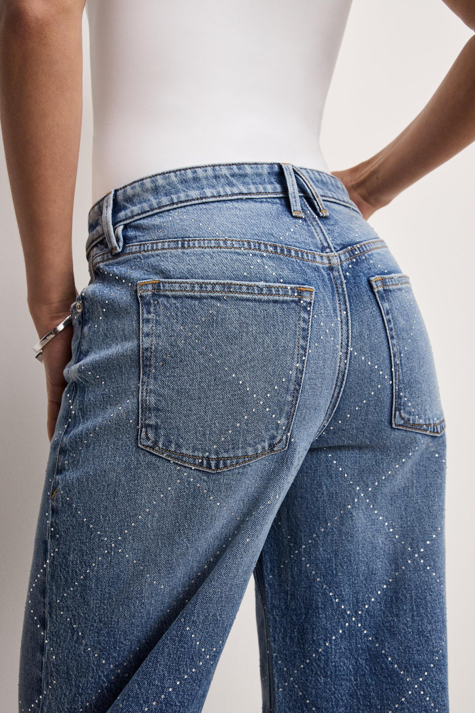 GOOD EASE RELAXED DIAMOND JEANS | INDIGO827 Product Image
