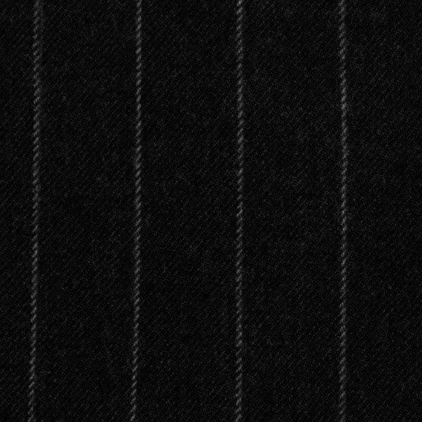 Men's Modern Fit 2 Piece Wool Suit Pinstripe Black Male Product Image