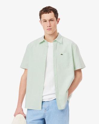 Regular Fit Short Sleeved Oxford Shirt Product Image