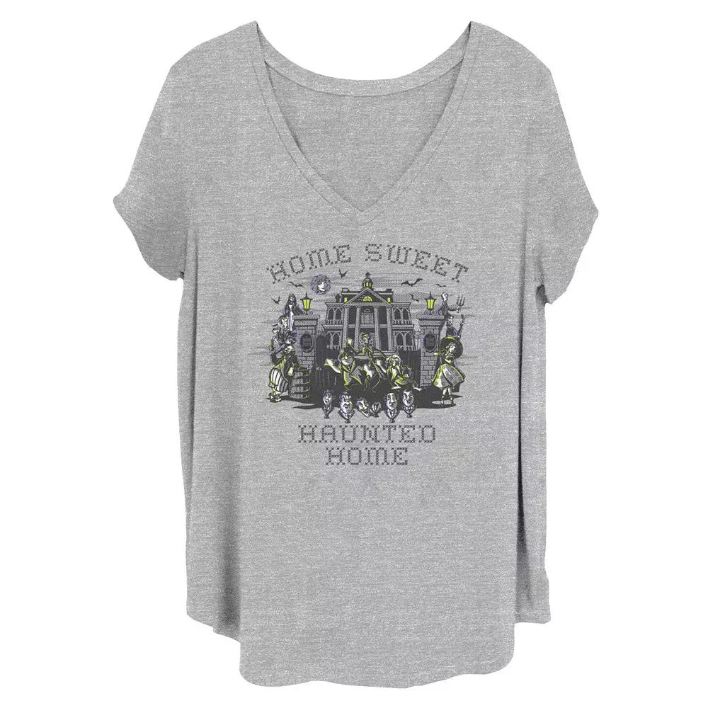 Disney's The Haunted Mansion Women's Sweet Home Characters V-Neck Tee, Girl's,  Product Image