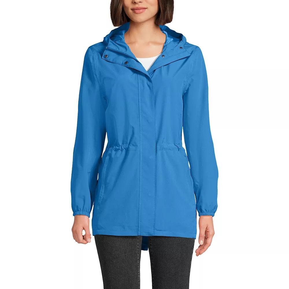 Women's Lands' End Hooded Packable Raincoat,  Product Image