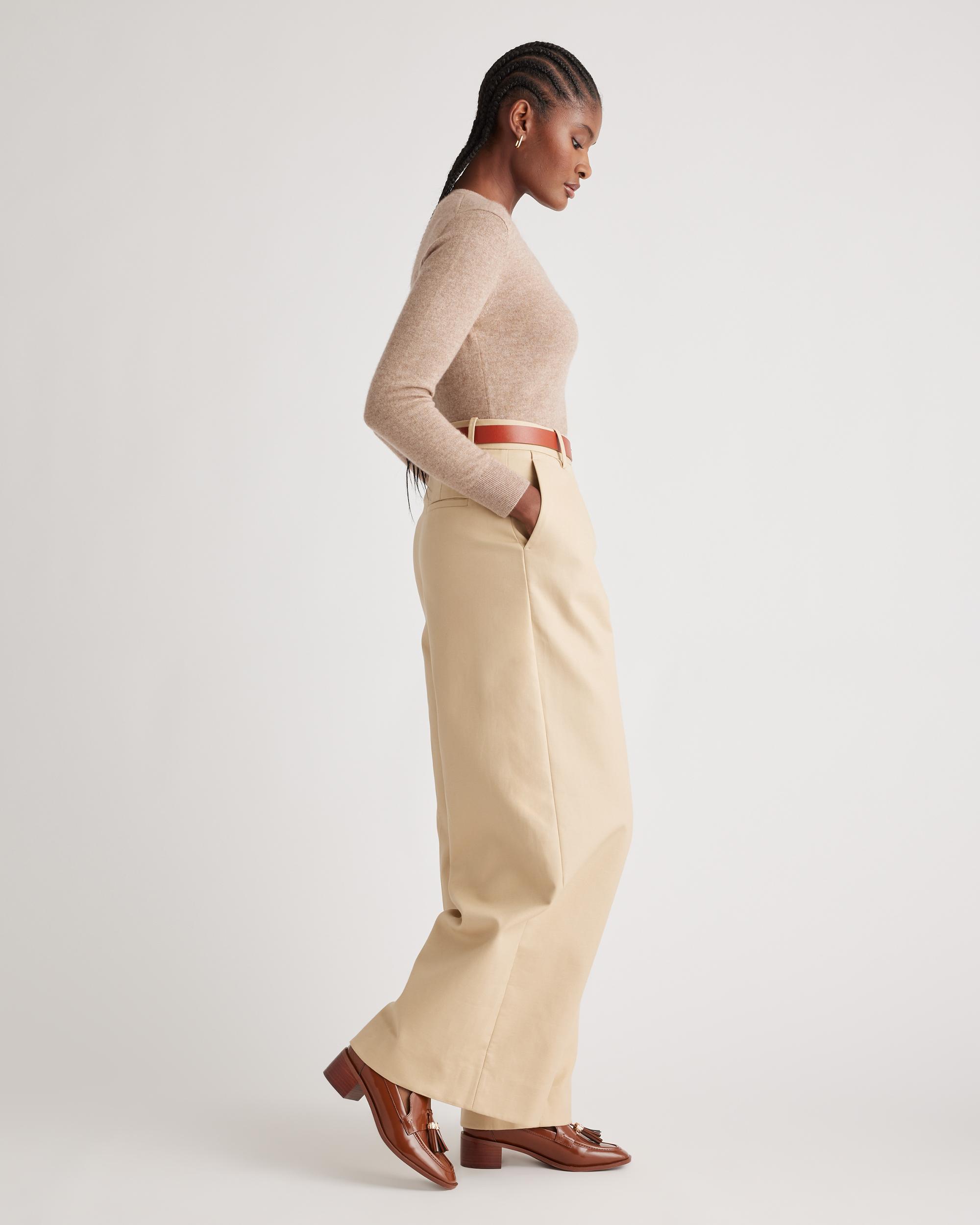 Quince | Women's Mongolian Cashmere V-Neck Sweater Size XS Product Image