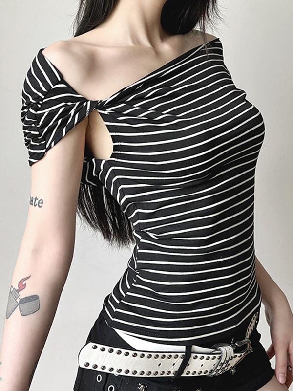 Striped Short Sleeve Tee Product Image