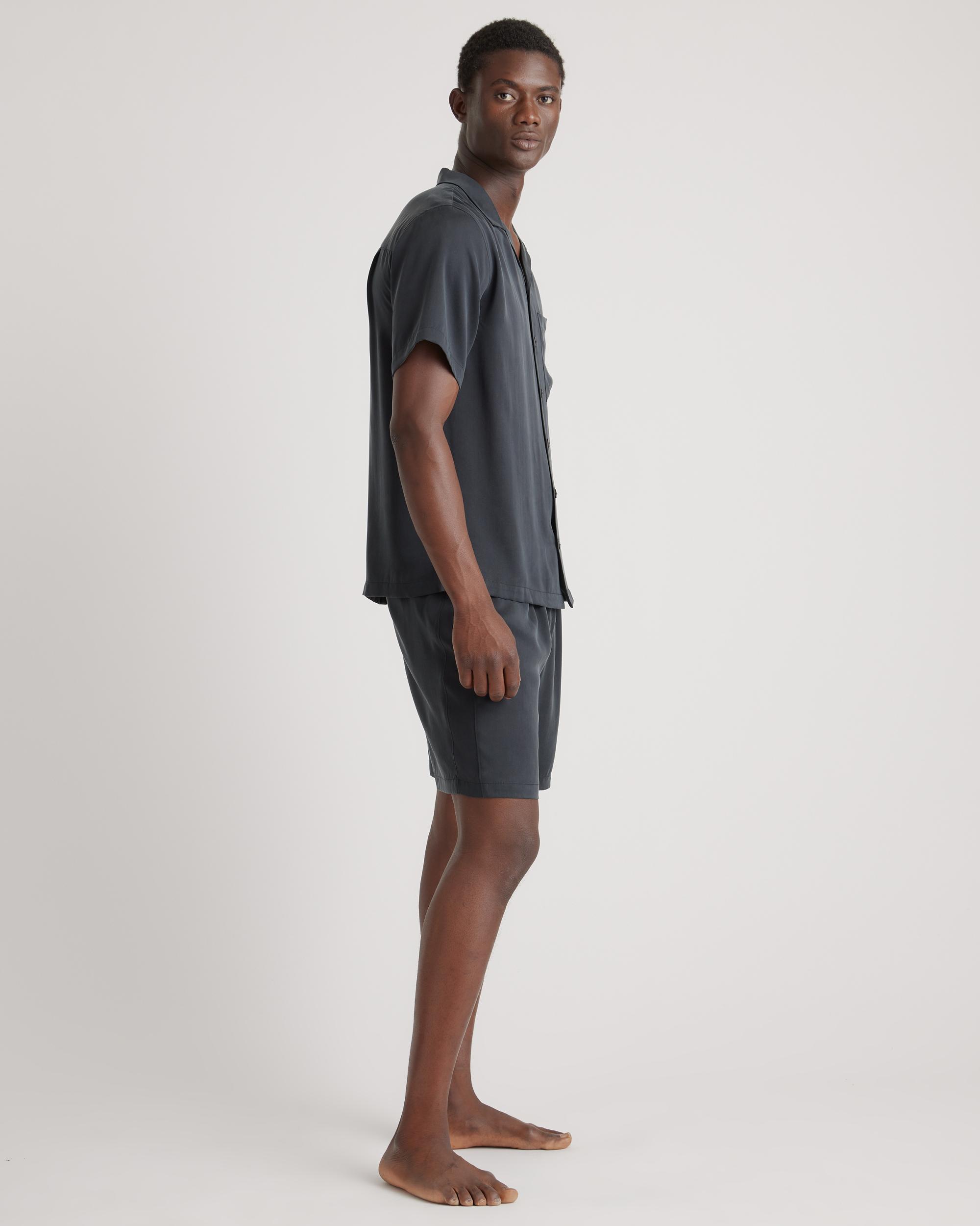 Quince | Men's Button Down Short Set Silk Product Image