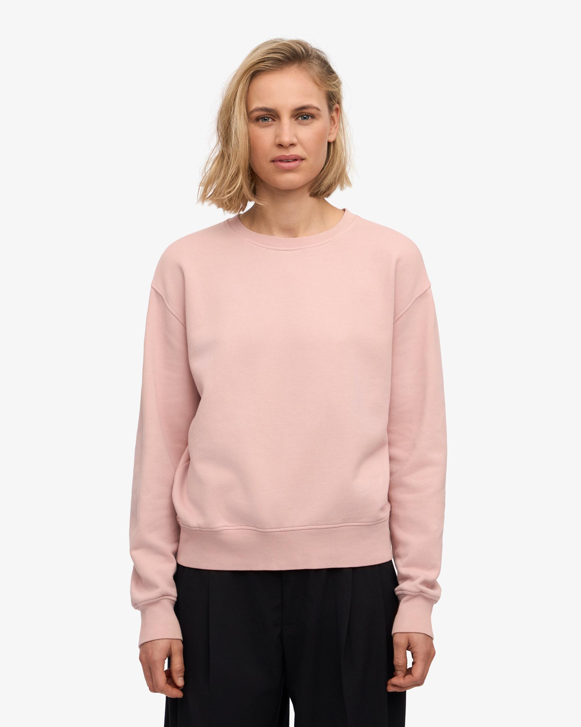 Women Classic Organic Crew - Faded Pink Product Image