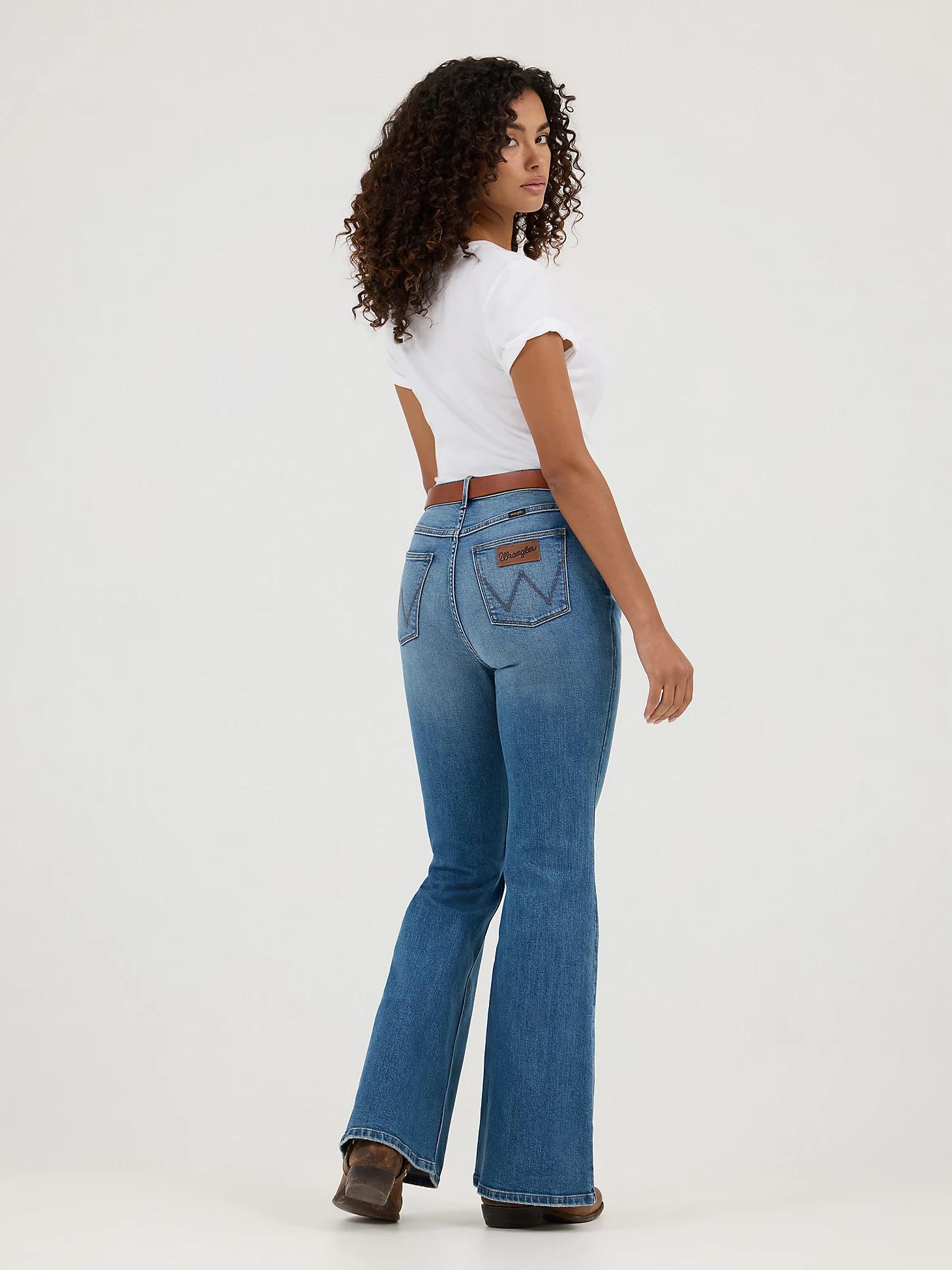 Women's High Rise Flare Jean | Women's JEANS | Wrangler® Product Image