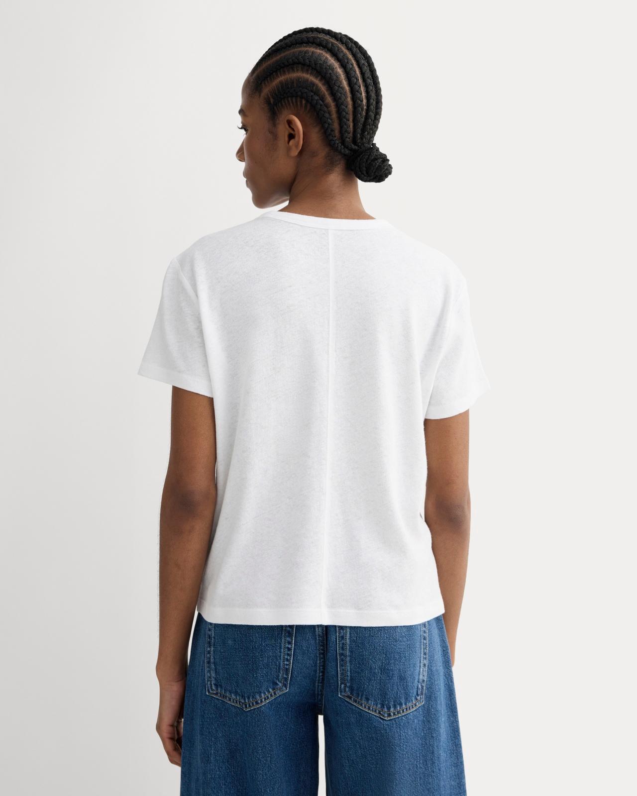 Womens Box-Cut T-Shirt in Cotton Linen by Everlane Product Image