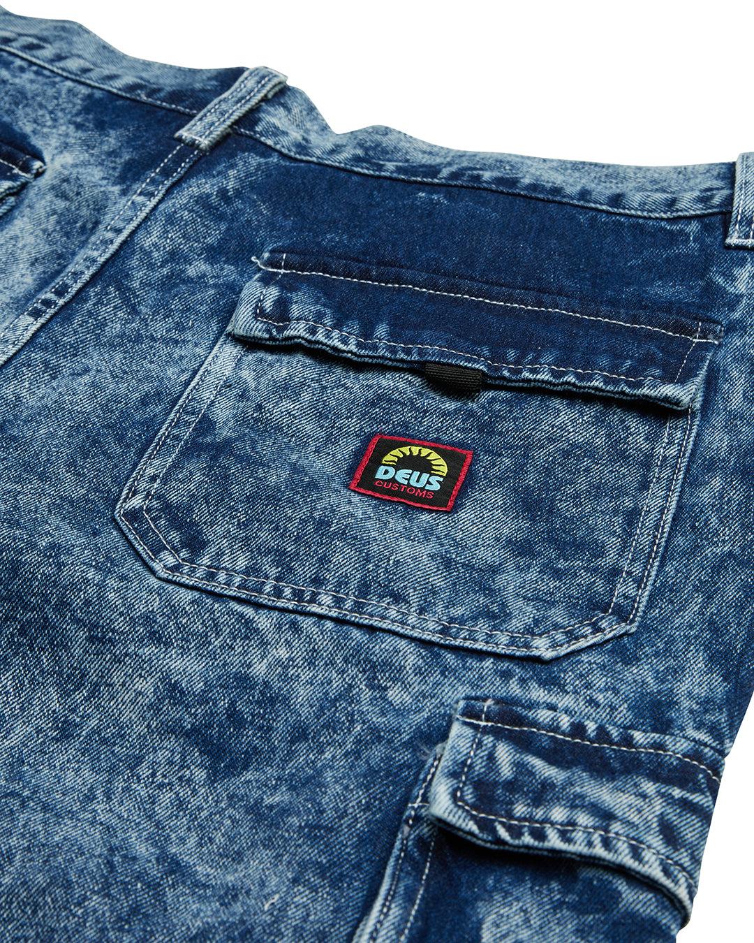 Burly Cargo Pant - Mid Indigo Product Image