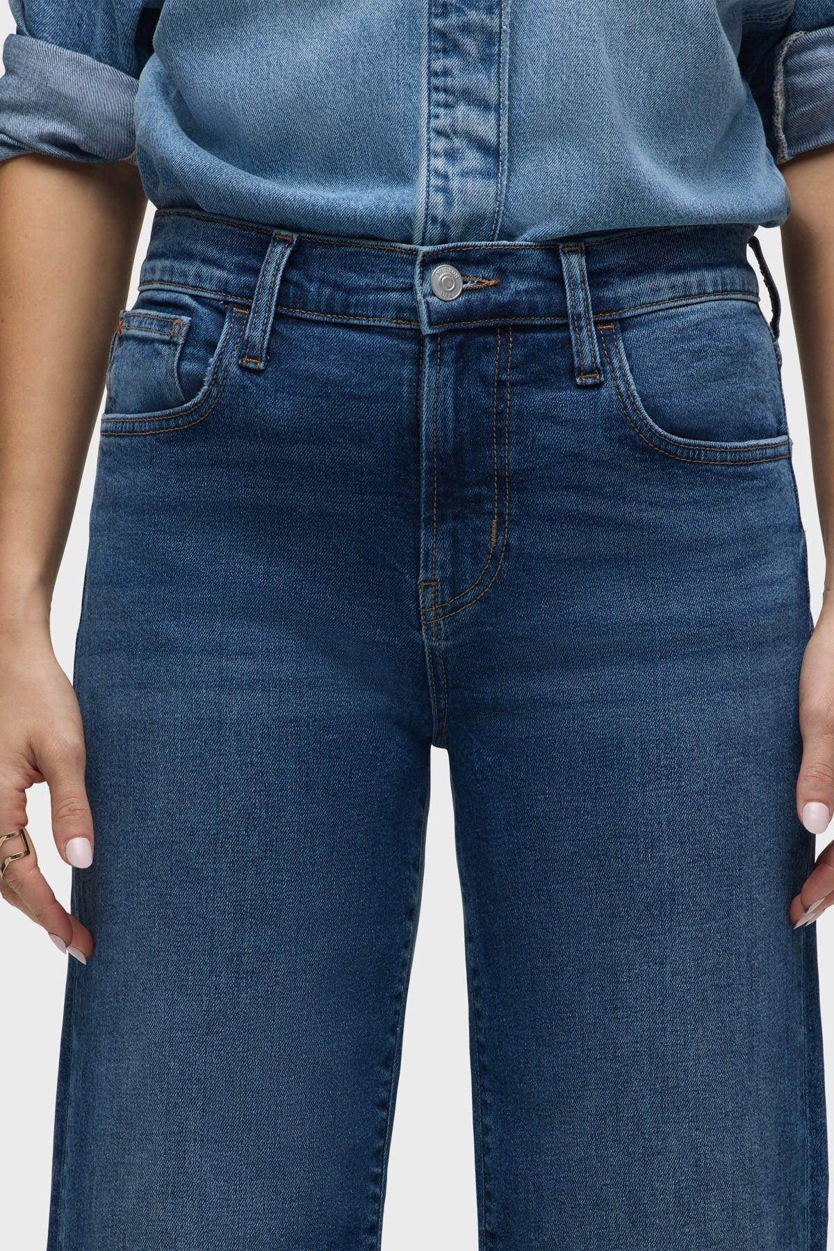 Rosalie High-Rise Wide Leg Ankle Jean Female Product Image