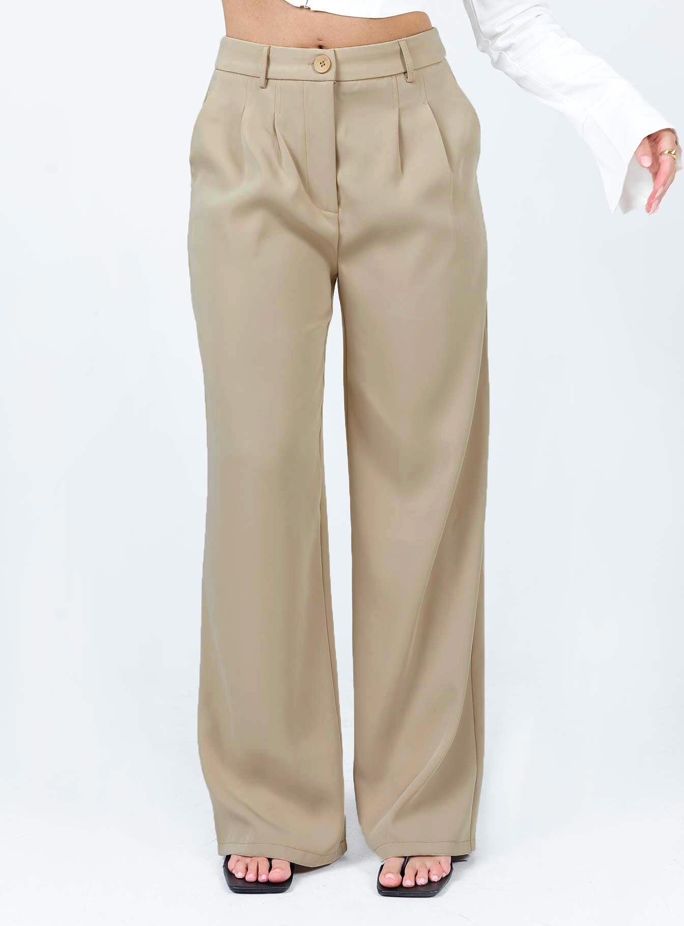 Archer Pants Taupe Product Image