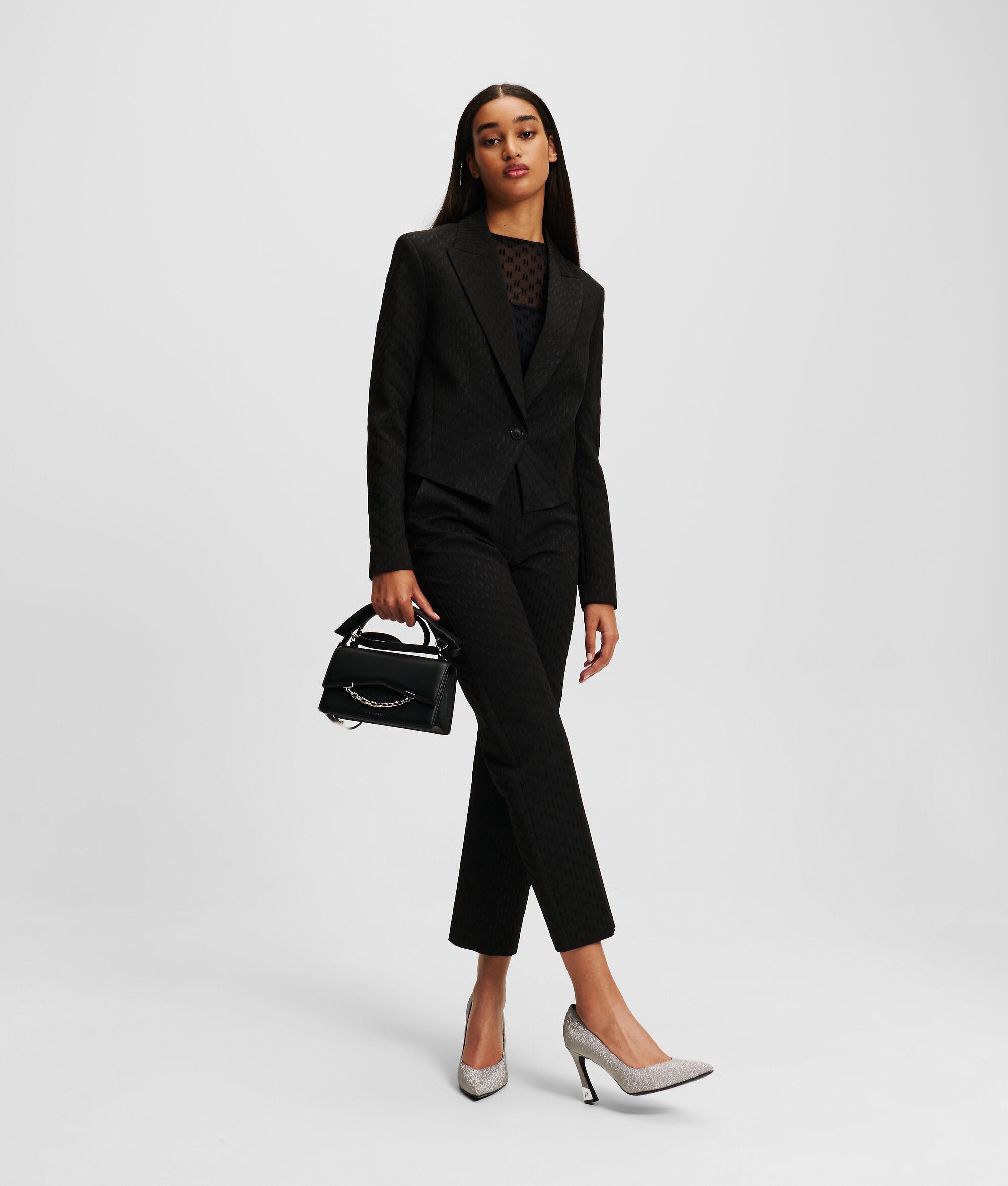 MONOGRAM CROPPED BLAZER Product Image