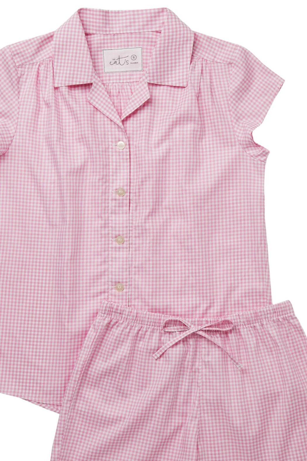 Classic Gigham Luxe Pima Short set Product Image