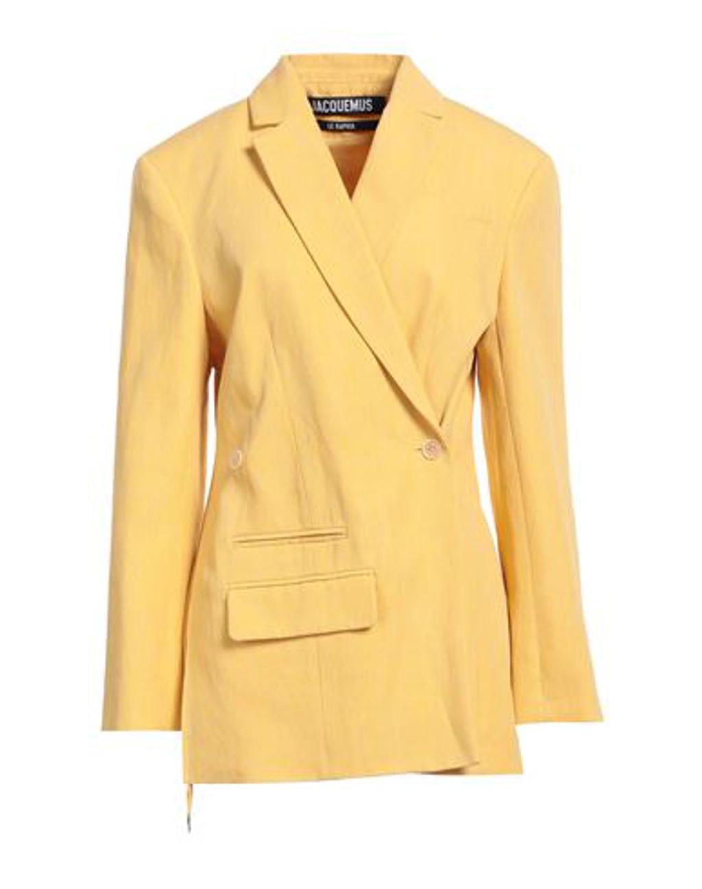JACQUEMUS La Veste Tibau Crossover Blazer In Yellow Product Image