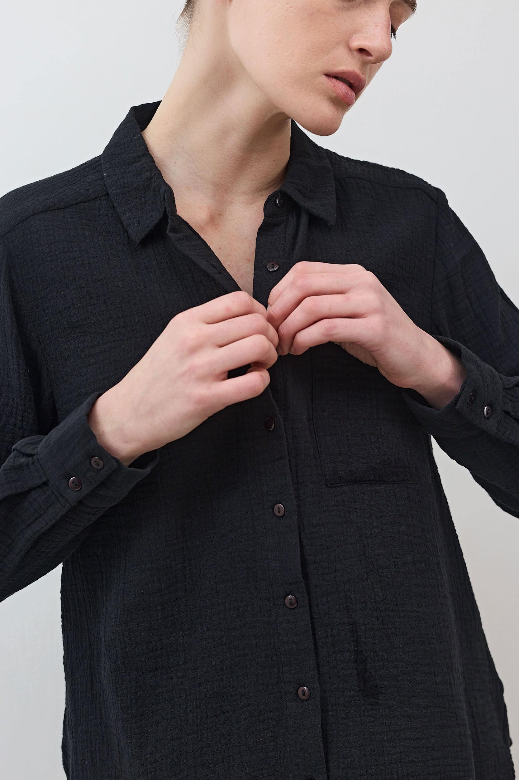 Airy Button Down Tunic Product Image