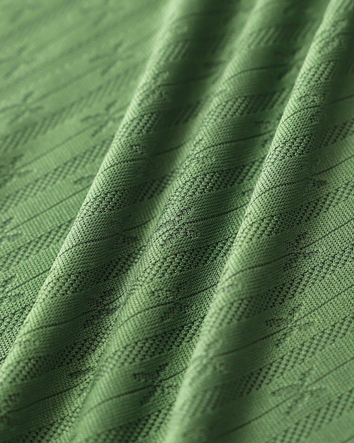 Green Boat Neck Knit Tank Top Product Image