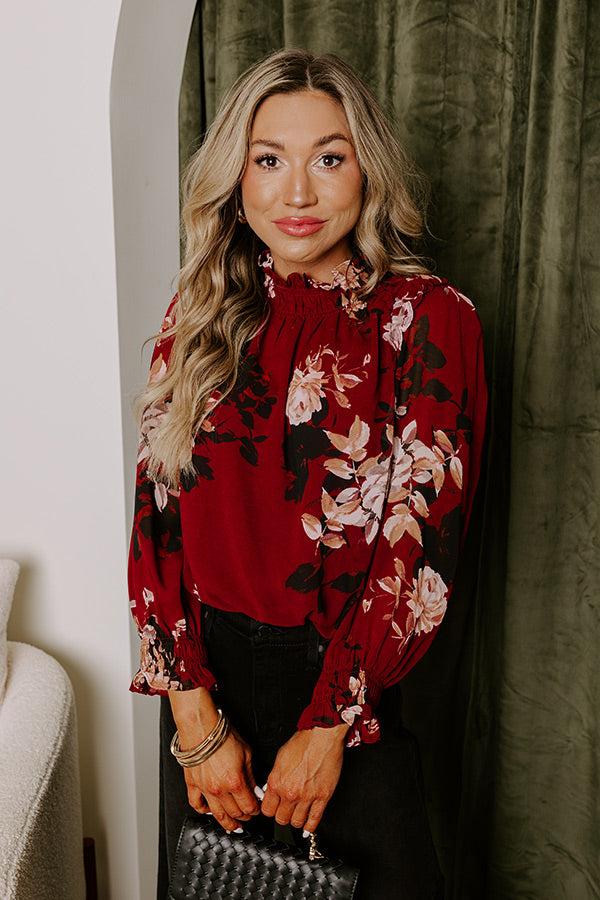 Creating Romance Floral Top Product Image