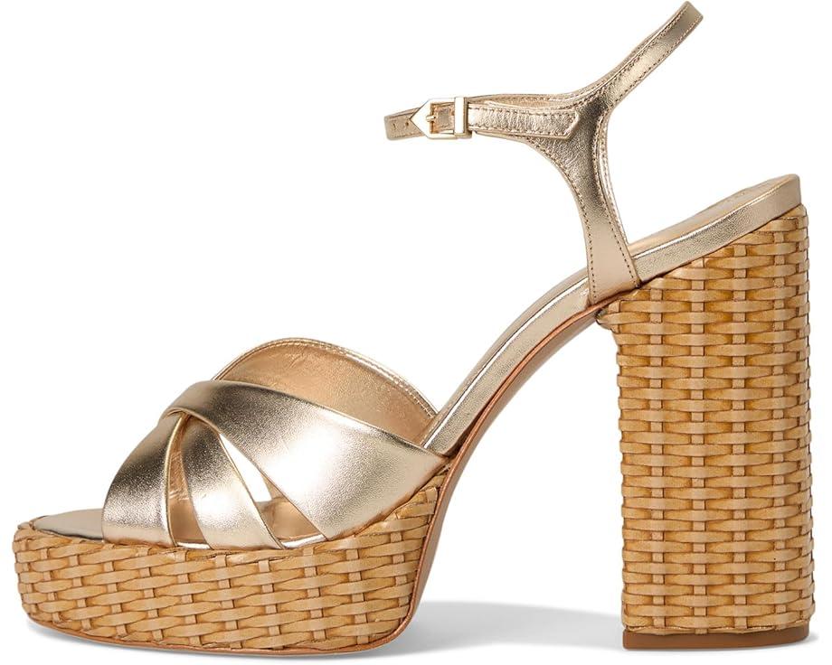 Pessa Woven Platform Sandals Product Image