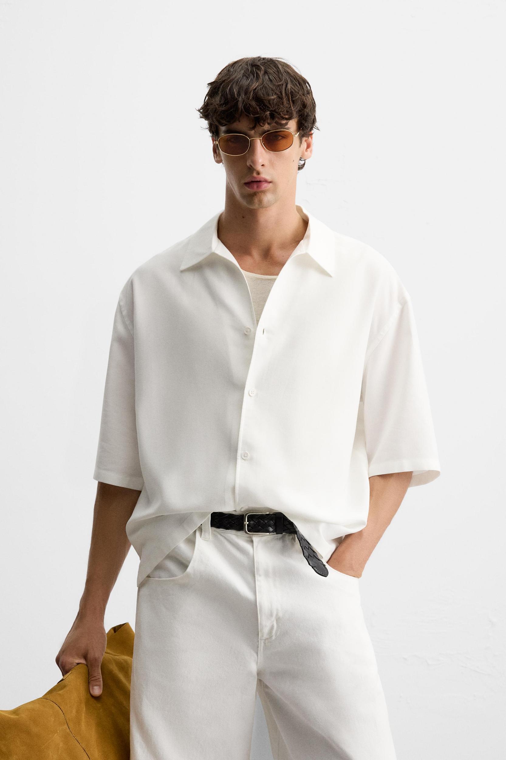 RELAXED FIT FLUID SHIRT Product Image