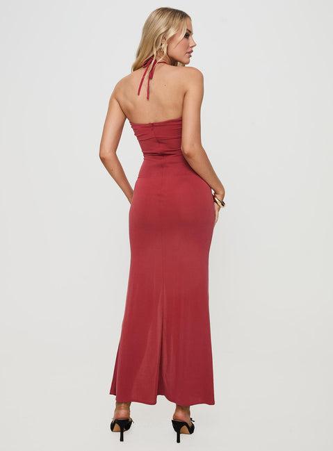 Destinations Maxi Dress Red Product Image