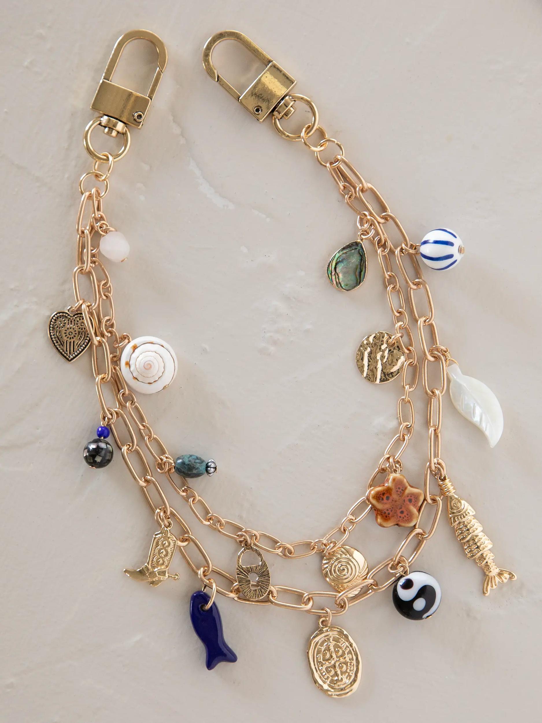 Ocean Bag Charm Necklace Product Image