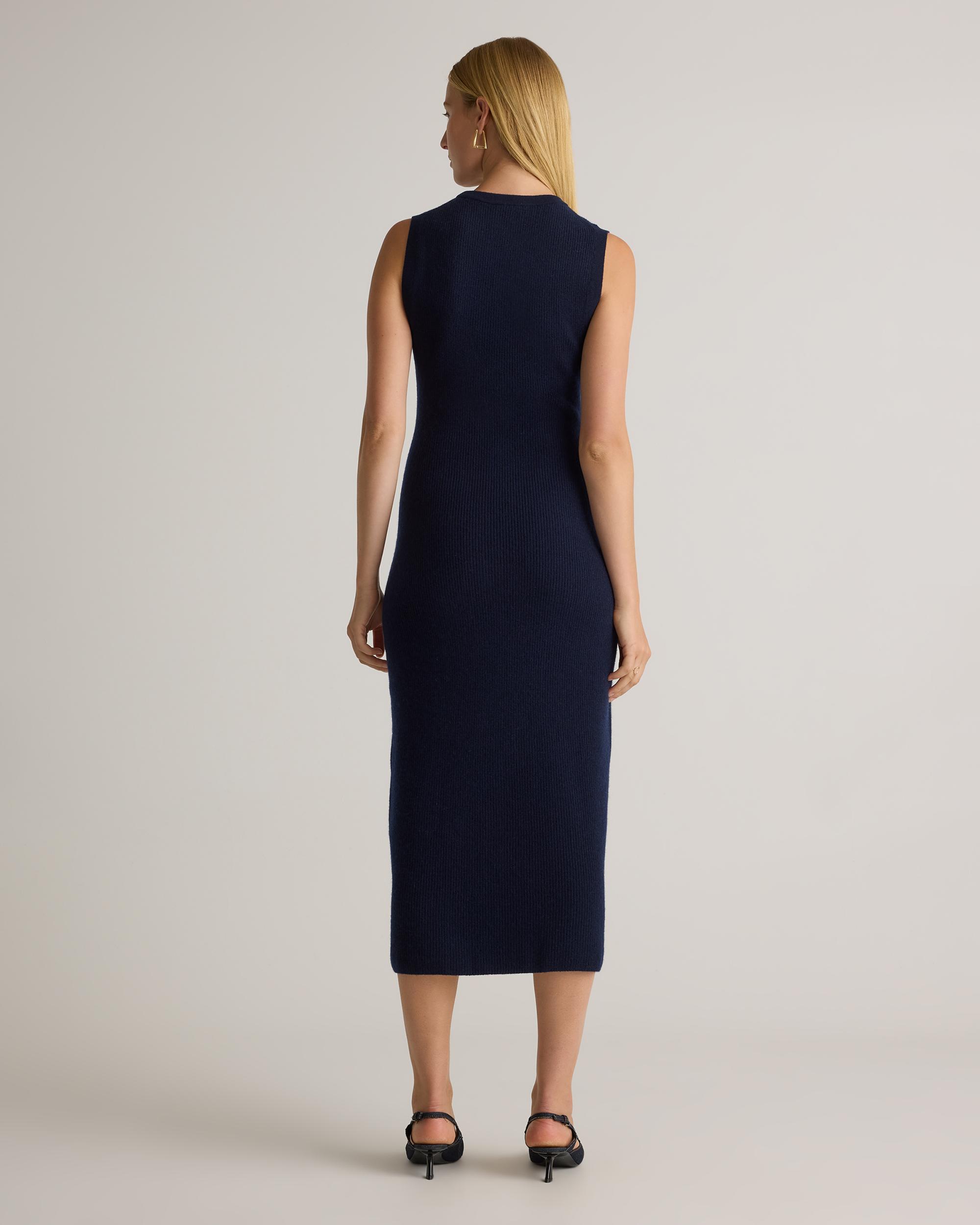 Quince | Women's Mongolian Cashmere Sleeveless Midi Sweater Dress Size XL Product Image