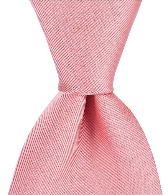 Roundtree & Yorke Cardinal Solid 3 1/8#double; Silk Tie Product Image