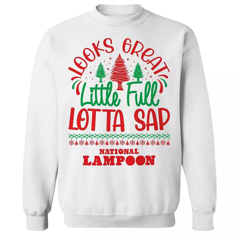 Men's Lotta Sap National Lampoon's Christmas Vacation Graphic Fleece Crew Sweatshirt, Adult Unisex,  Product Image