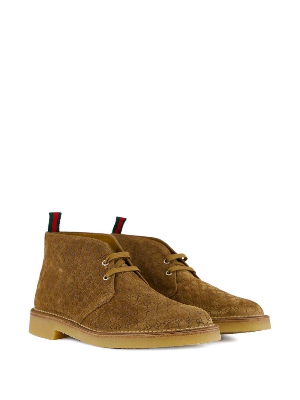 GG monogram suede boots Product Image