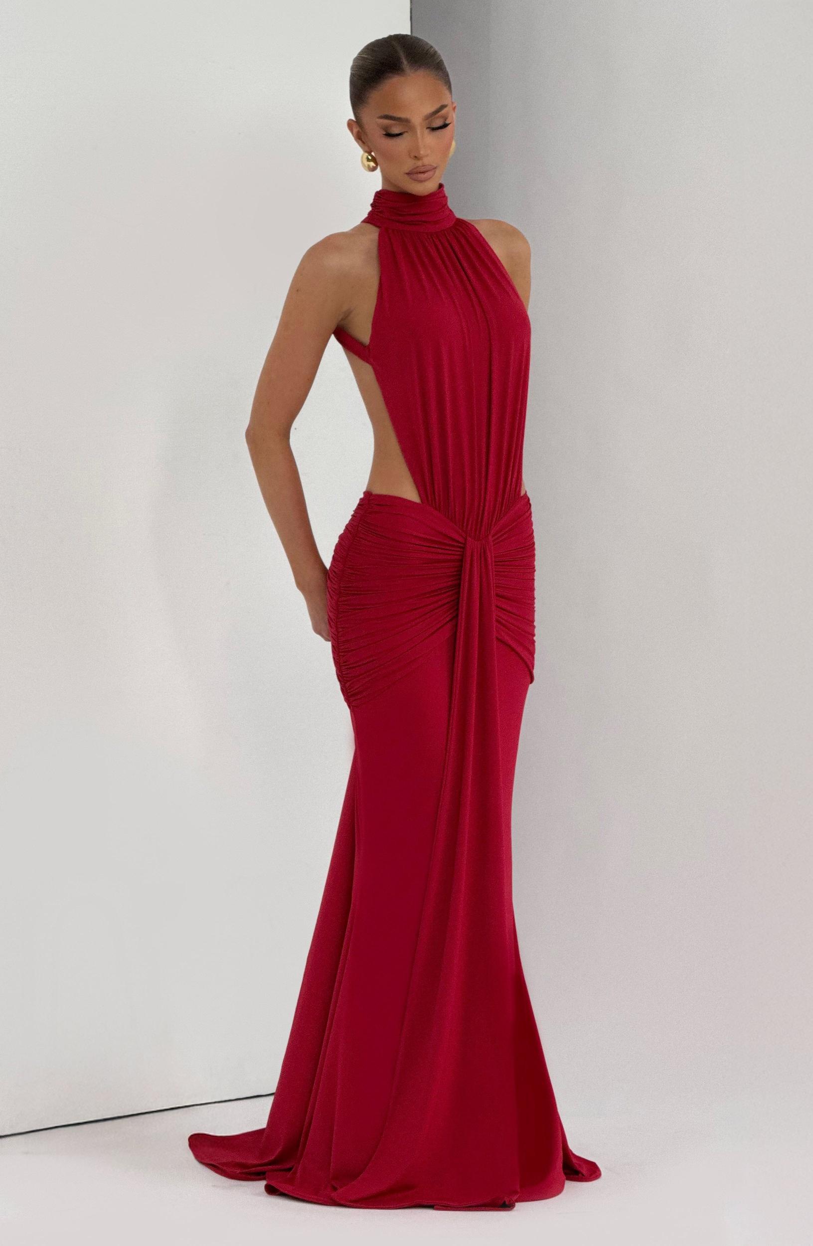 Thekla Maxi Dress - Red Product Image