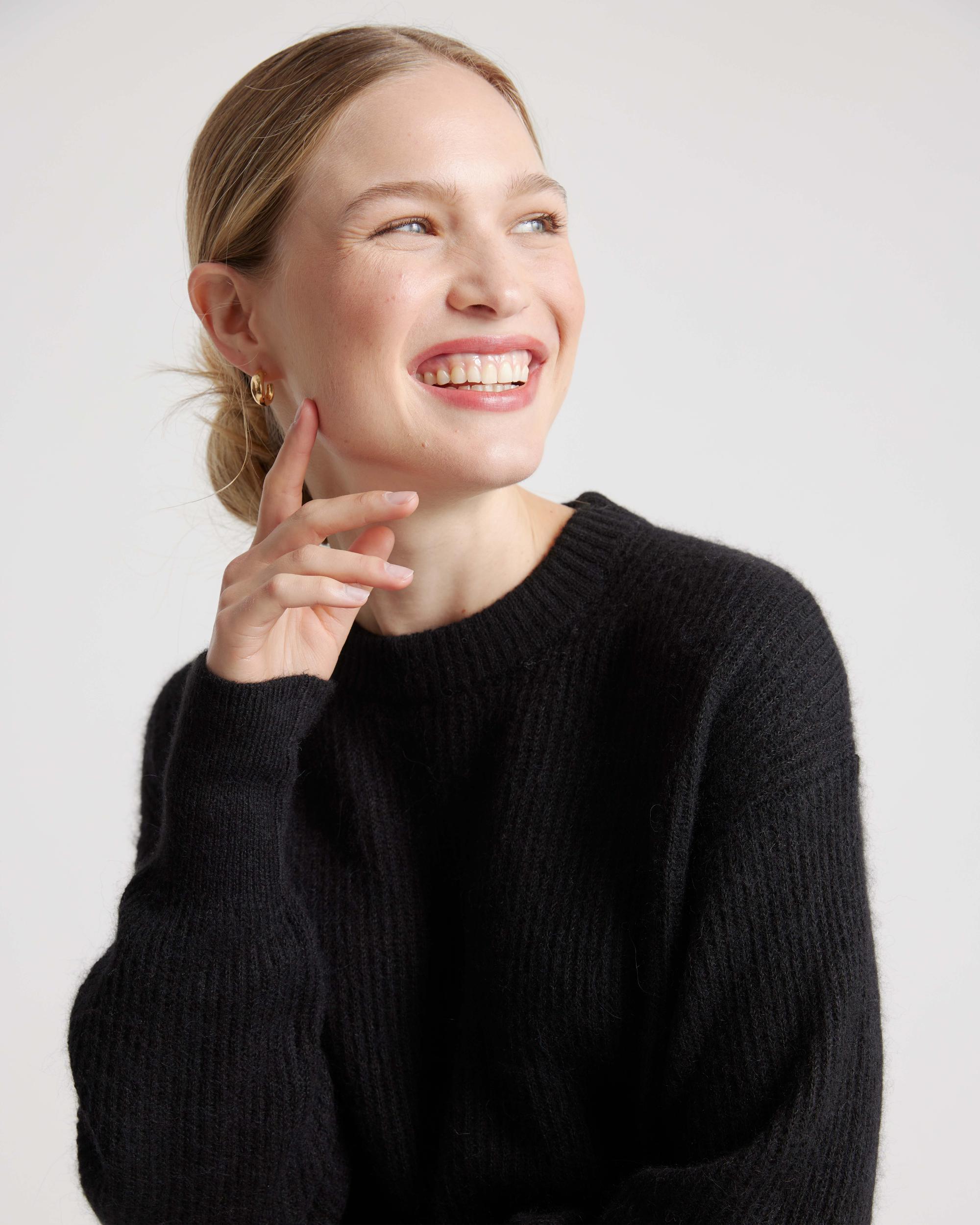 Quince | Women's Alpaca Crewneck Sweater Size XL Product Image