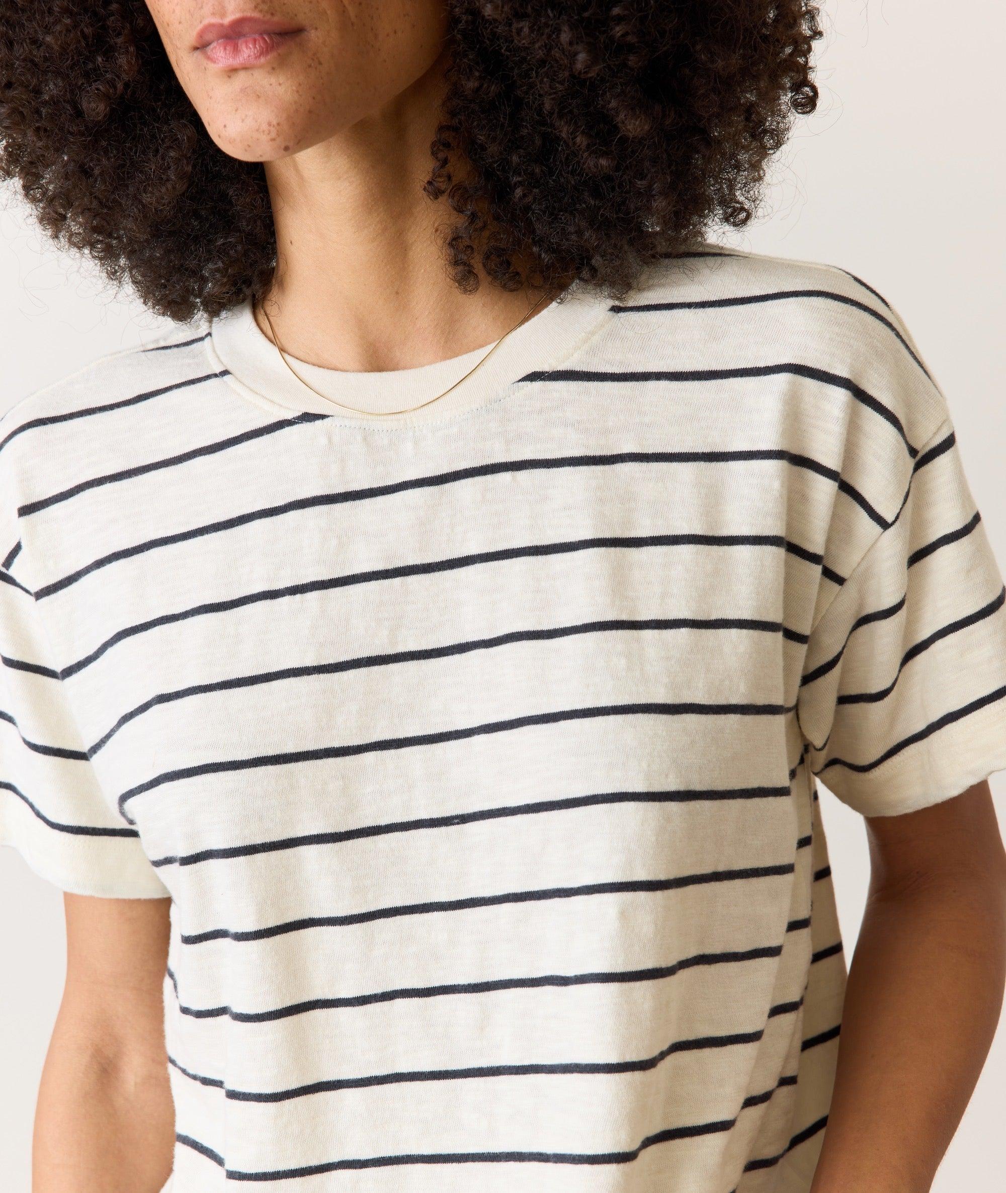 Sadie Vintage Slub Crop Tee Product Image