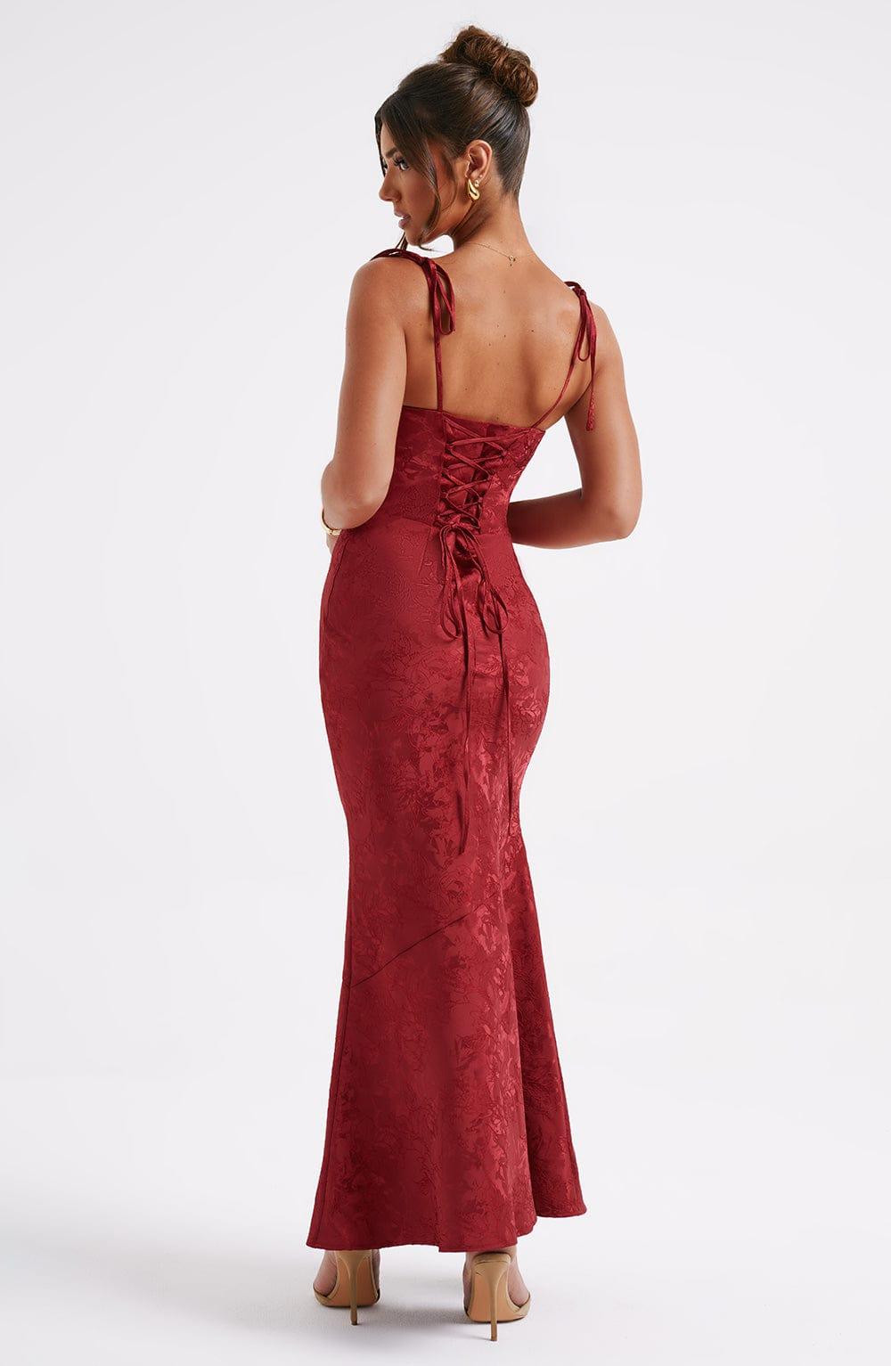 Whitney Maxi Dress - Red Product Image