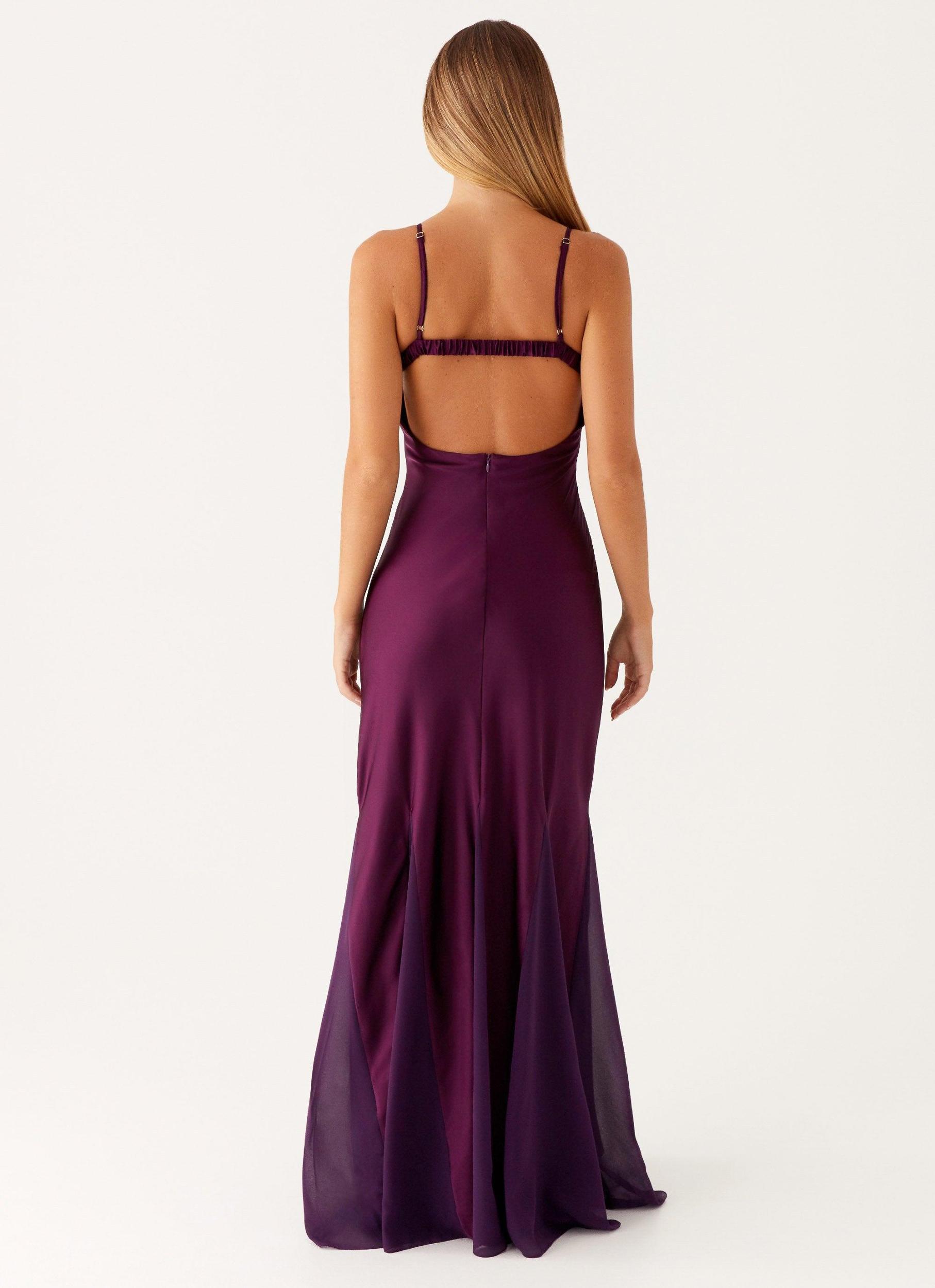 Ravello Maxi Dress - Mulberry Product Image