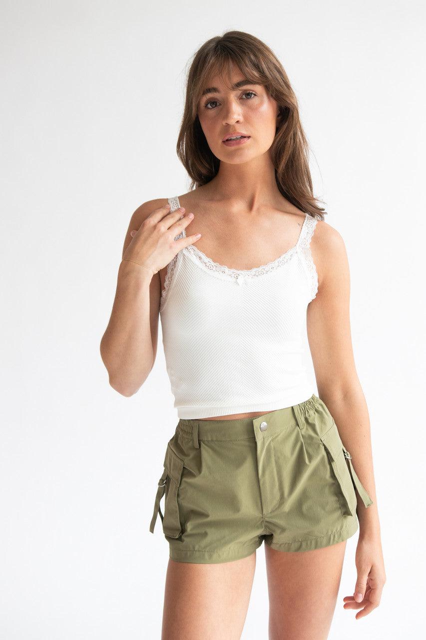 Poplin Cargo Shorts Product Image