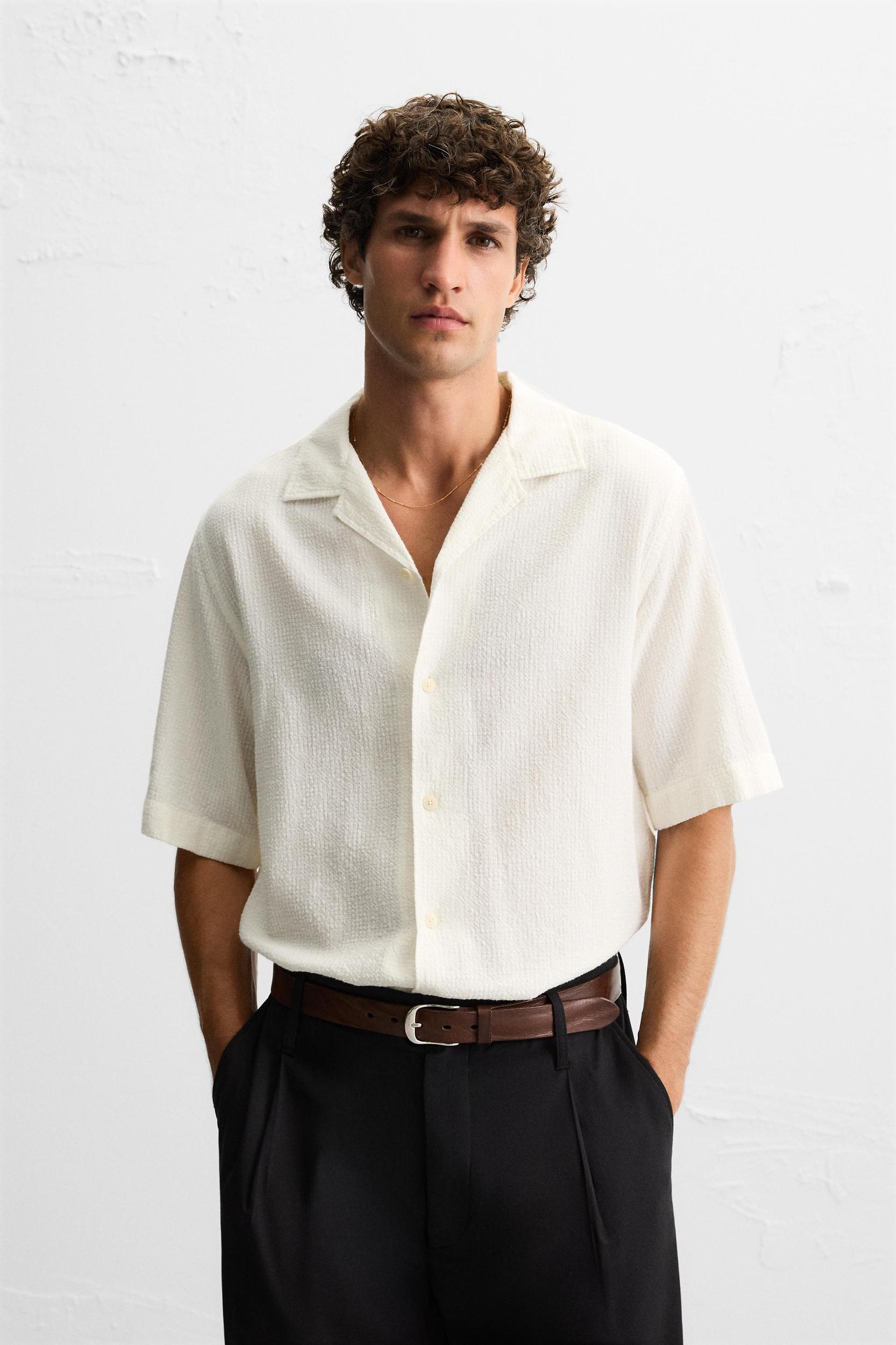 TEXTURED JACQUARD SHIRT Product Image