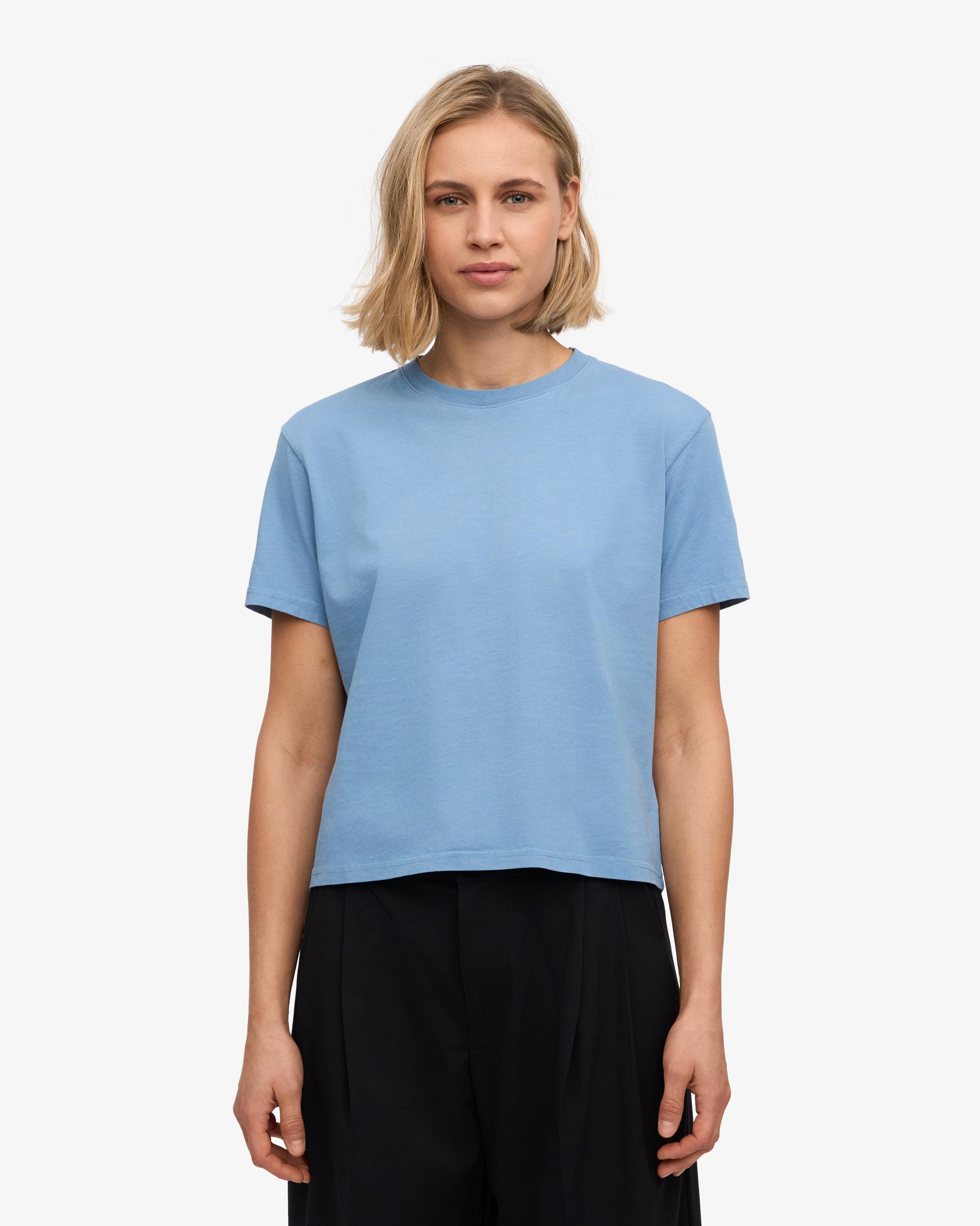 Organic Boxy Crop Tee - Burned Yellow Product Image