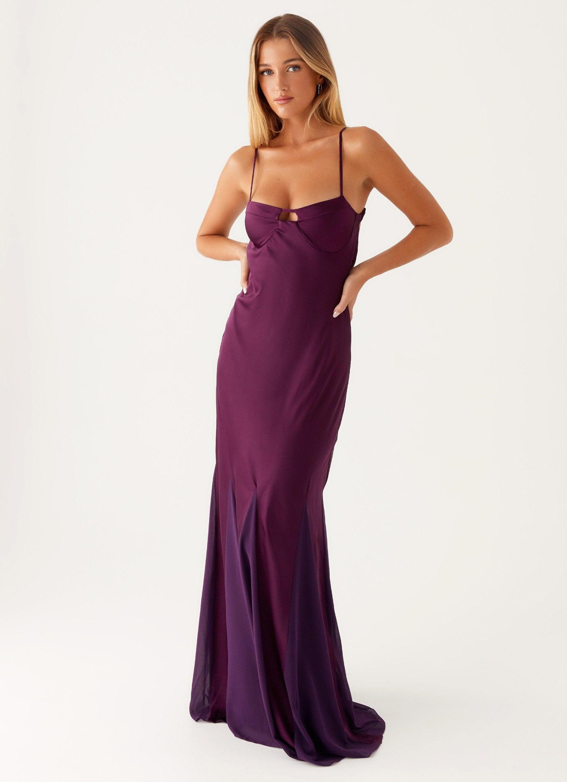 Ravello Maxi Dress - Mulberry Product Image