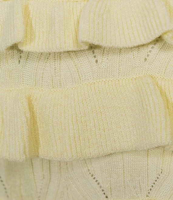 GB Elastic Waist Ruffle Sweater Bloomers Product Image