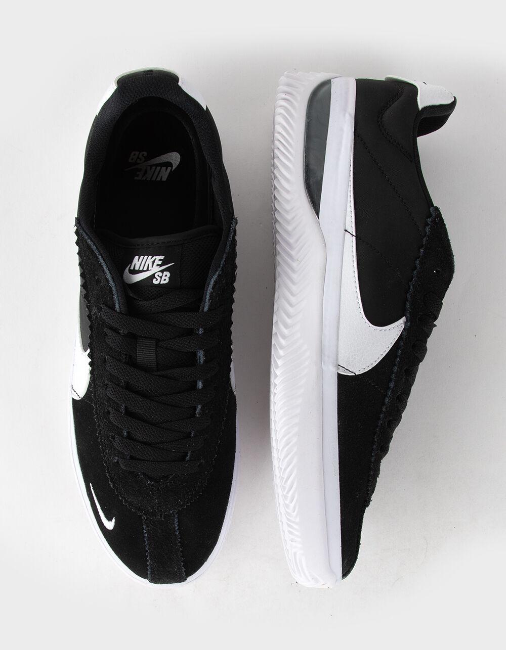 NIKE SB BRSB Skate Shoes - BLK/WHT Product Image