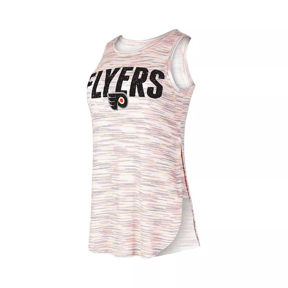 Women's Concepts Sport Philadelphia Flyers Sunray Multicolor Tri-Blend Tank Top,  Product Image