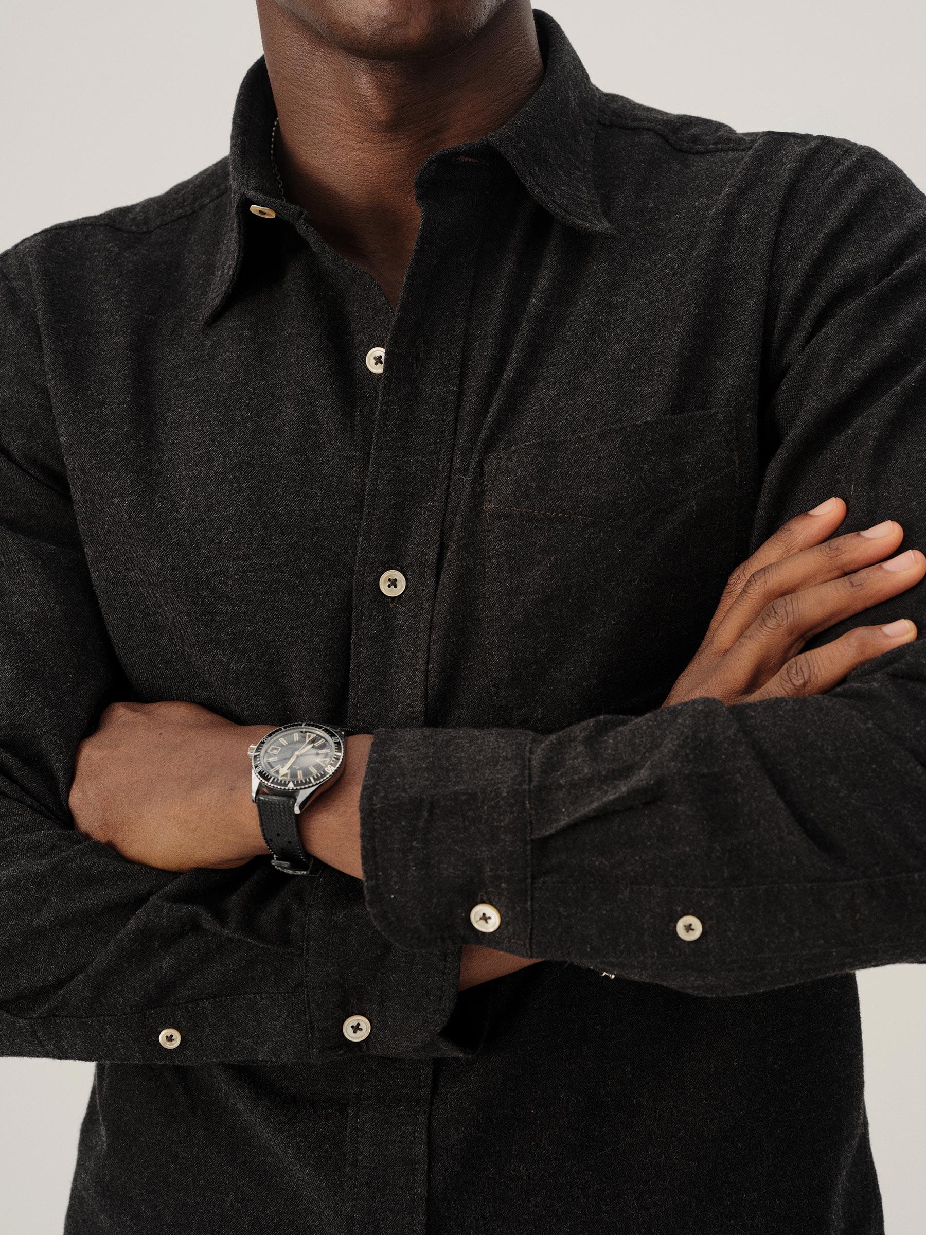 Heather Arrowhead Pacific Twill Vintage One Pocket Shirt Product Image