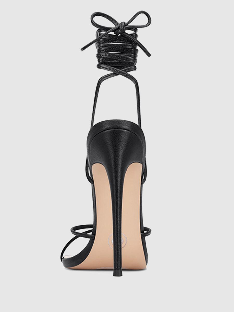 Athens Lace Up - Noir Product Image