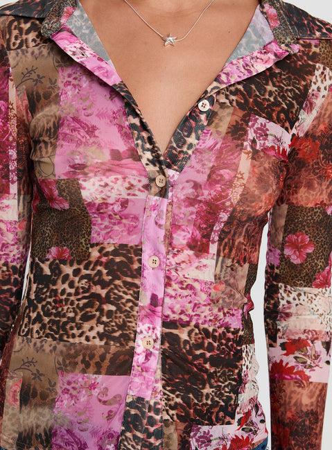 Maribou Long Sleeve Top Multi Product Image