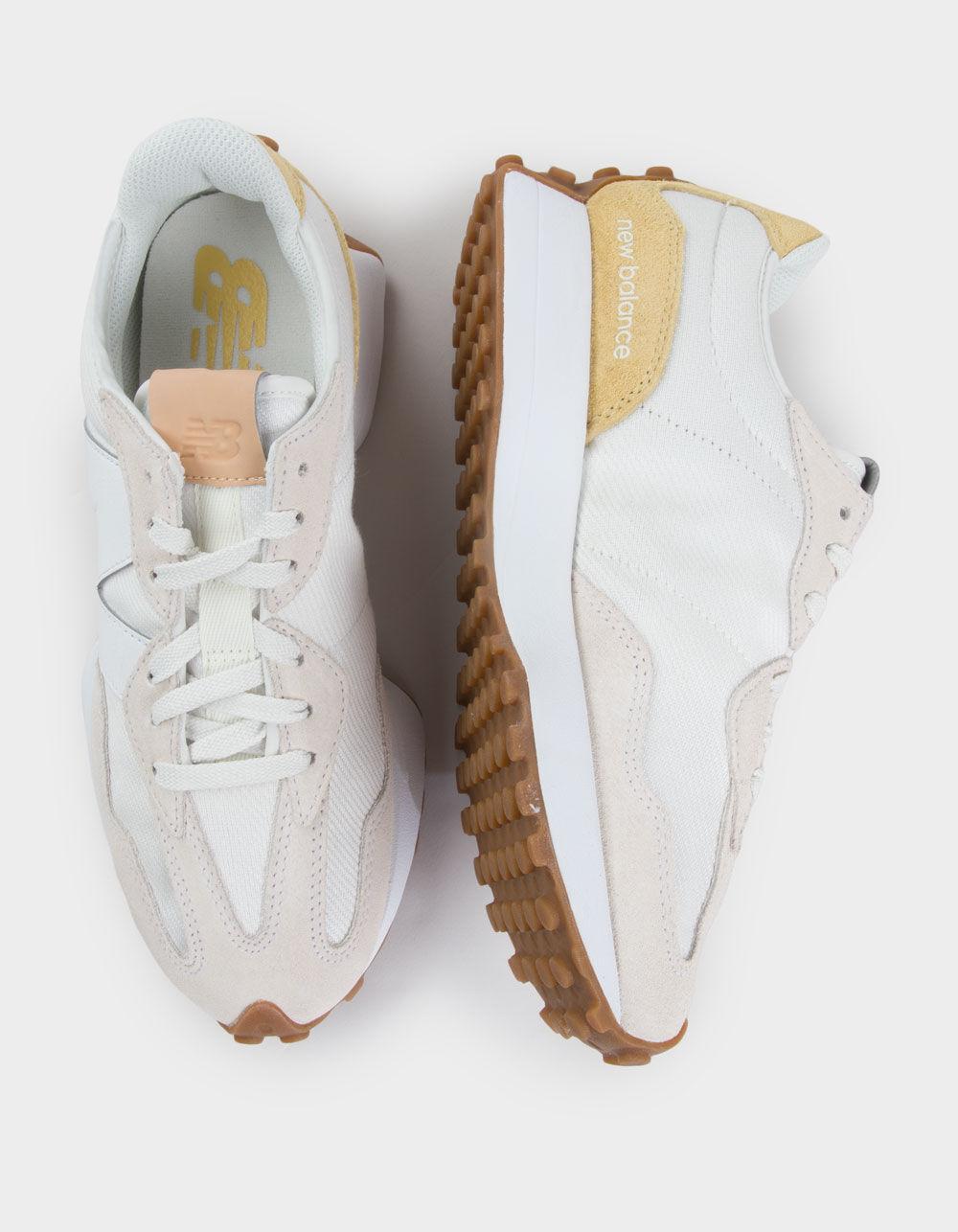 NEW BALANCE 327 Womens Shoes - WHITE/YELLOW Product Image