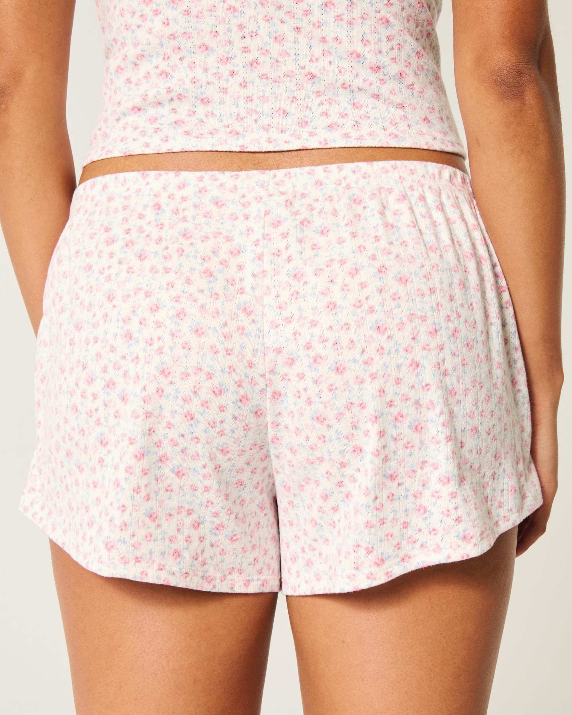 Cozy Pointelle Bow Shortie Product Image