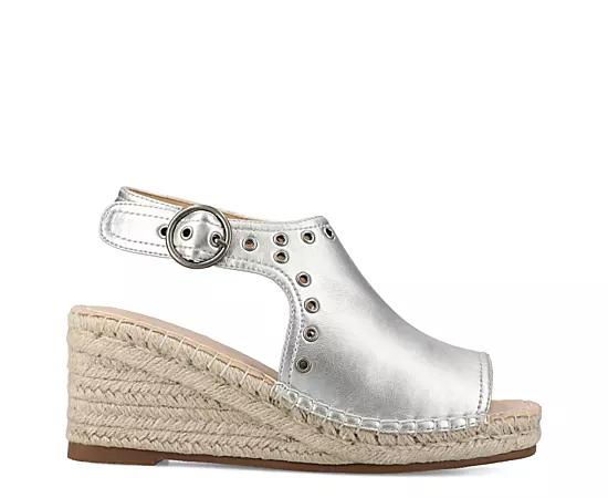 Journee Collection Womens Crisie Wedge Sandal Product Image